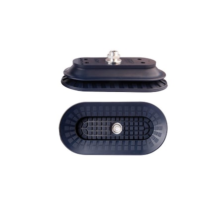 Fipa Bellows vacuum cup oval 145x70 mm, NBR blue, fitting G1/4-male 138.145x70.041.1